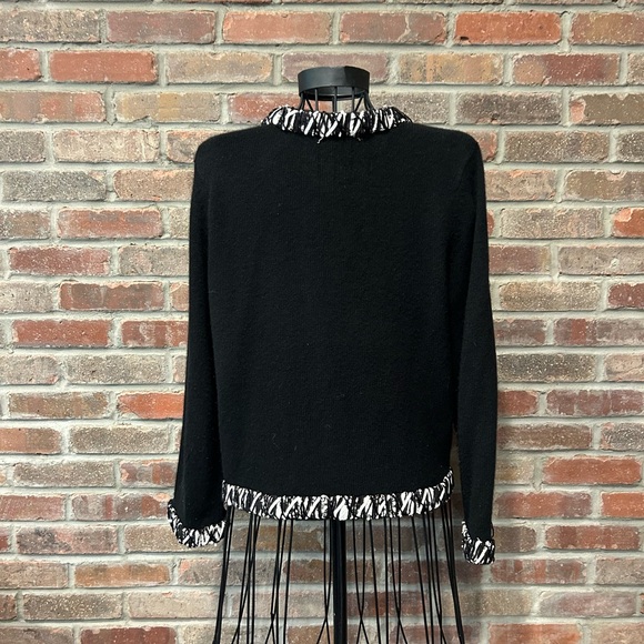 Magaschoni 100% Cashmere Embellished Cardigan - Picture 2 of 8